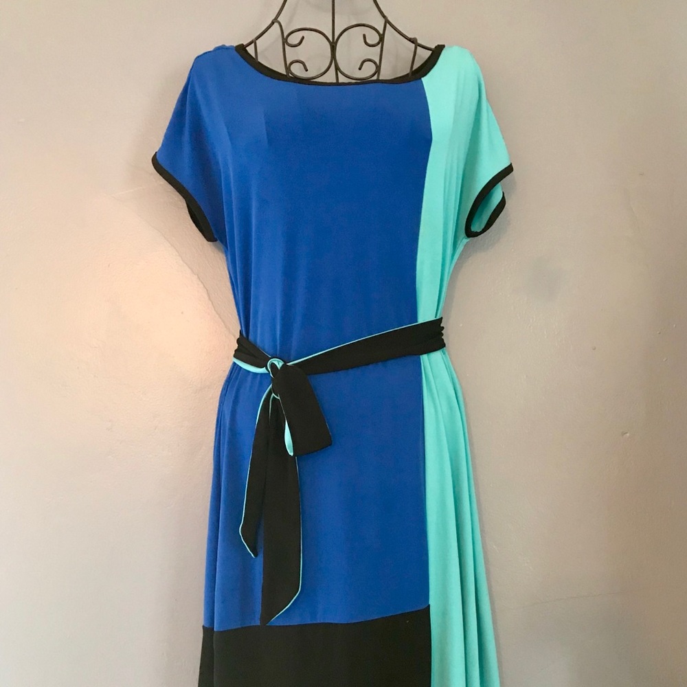 Calvin Klein Color Block Dress